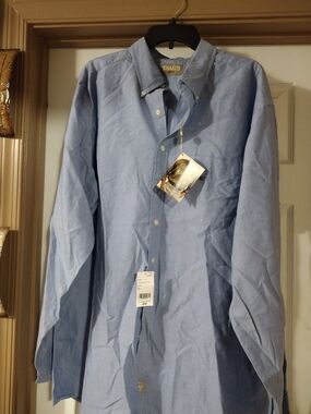 Khaki's Light Blue Oxford Button-Down Shirt - Men's Casual